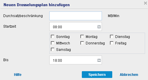 Jetzt sichern - Ablaufplan