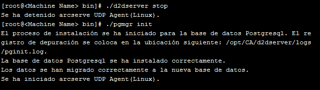 Comando de copia de seguridad de varios nodos