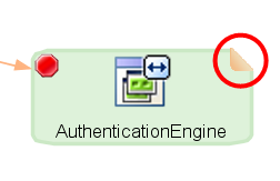 通过前端元素右上角的折角记号控件，您可以展开前端的依赖关系视图。