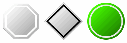 アラート インジケータ データ ビューアには、事前設定されたしきい値と比較したメトリック値に対応する色付きの図形が表示されます。