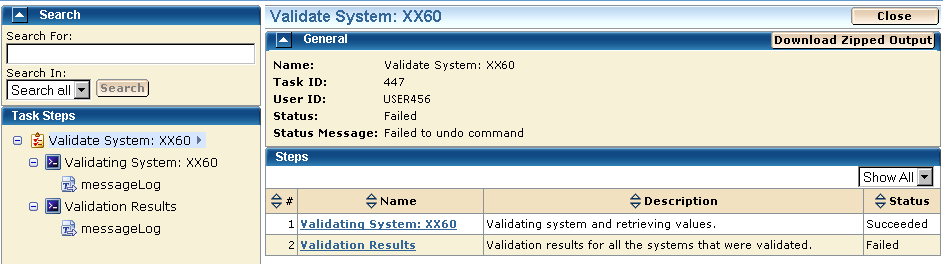 Failed Validation Test Page