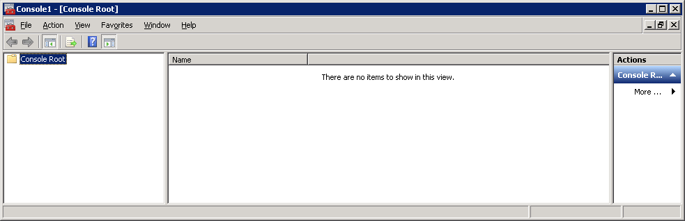 microsoft management console