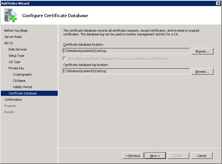 AD_Configure Certification