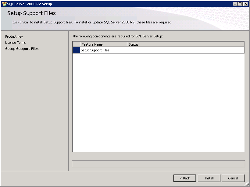 SQLSetupSupportFiles