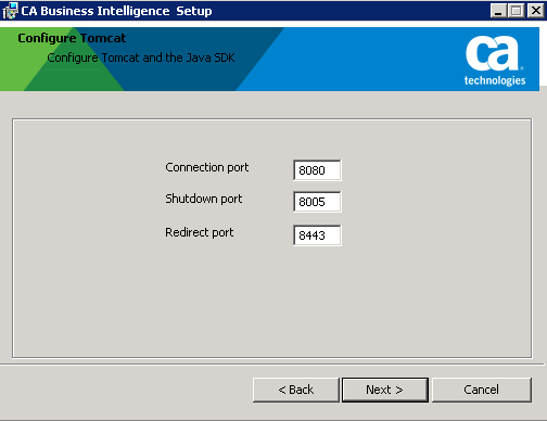 CABI Configure TOMCAT