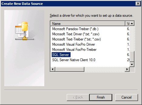 CA Business Intelligence New Data Source