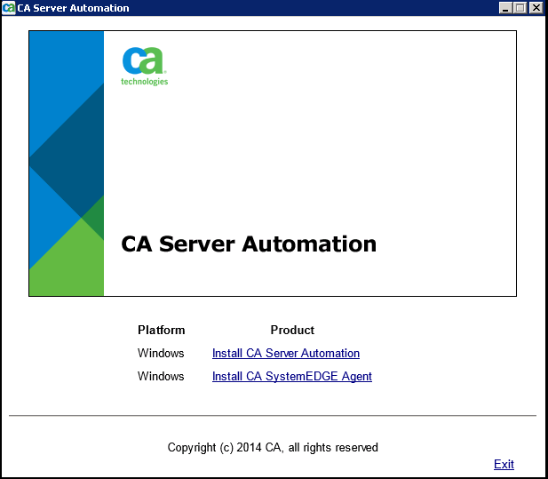 CA Server Automation Installer