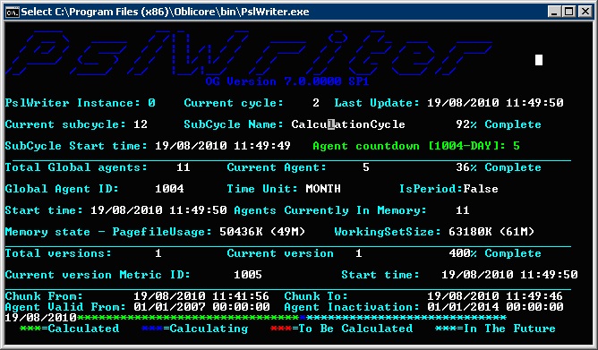 countdown option is turned on in the console