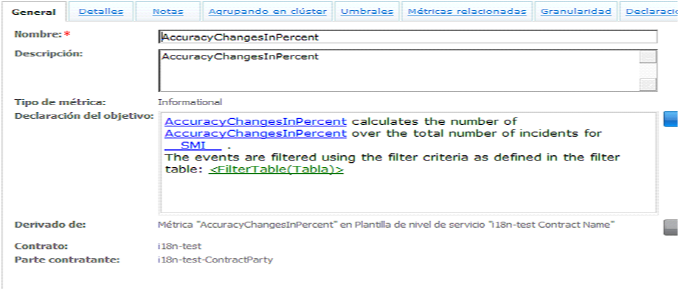 Descripción de definición del servicio