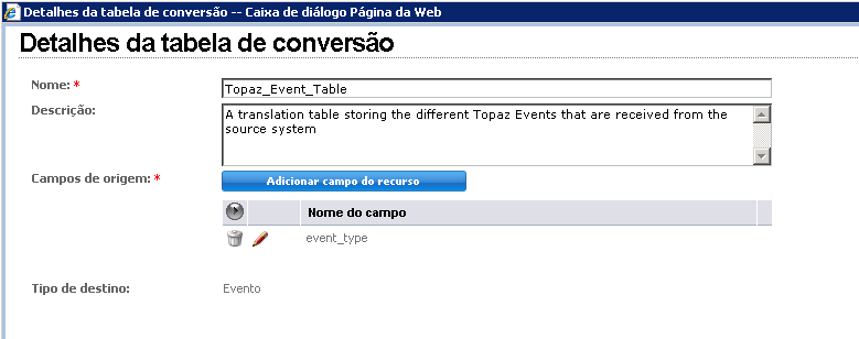 Estudo de caso 19_Adicionar da tabela de conversões da etapa Mapeamento