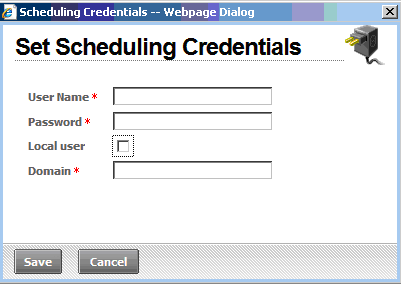 Case Study 19_scheduling adapter setting credentials