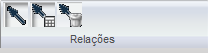 Barra de ferramentas de relações