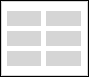 A template that provides two portlets per row at 50 percent each.