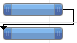 This is illustration shows a finish-to-start task dependency.