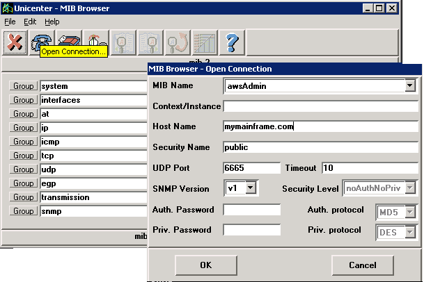 The Discovery Process - MIB Connection