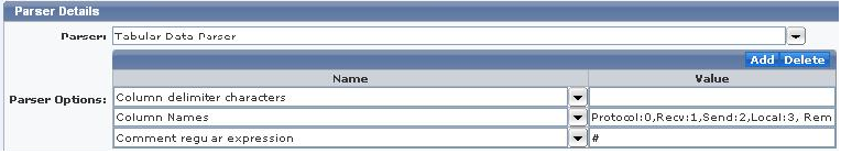 Accessing and Using the Tabular Data Parser