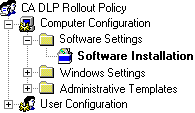 group policy dialog tree