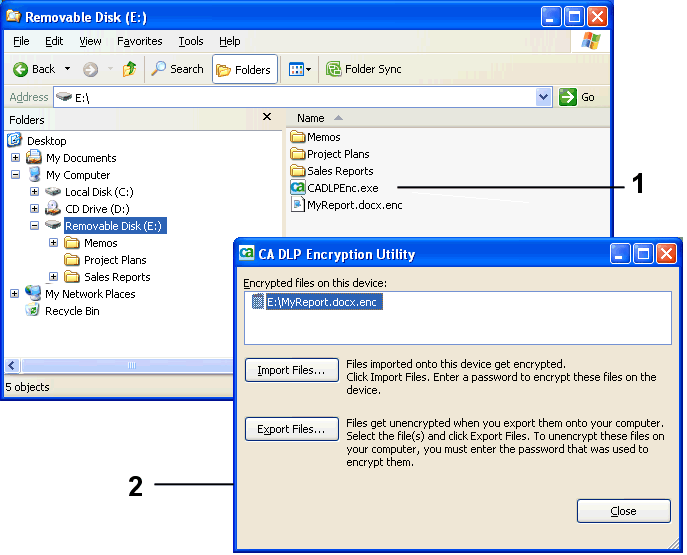 DLP encryption utility