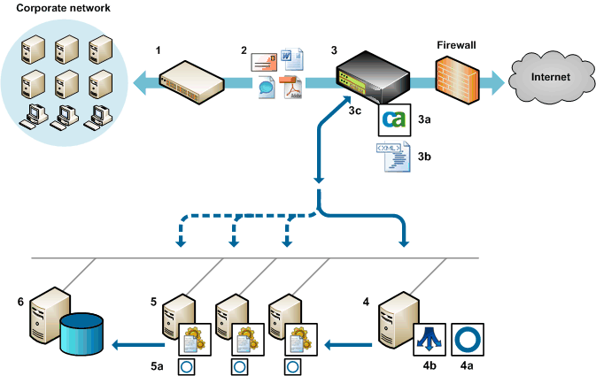 Bivio 7000 architecture, output to socket