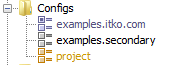 Project configs folder