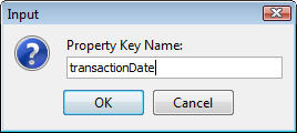 Enter property key name dialog