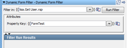 Filter: Dynamic Form Filter screen