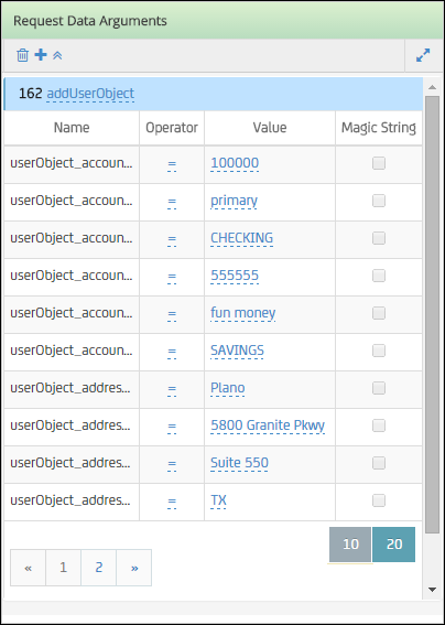 Screen capture of specific transaction.