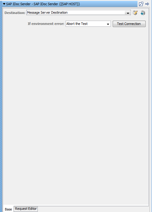Onglet Base de l'étape SAP IDoc Sender (Expéditeur de document SAP IDoc)