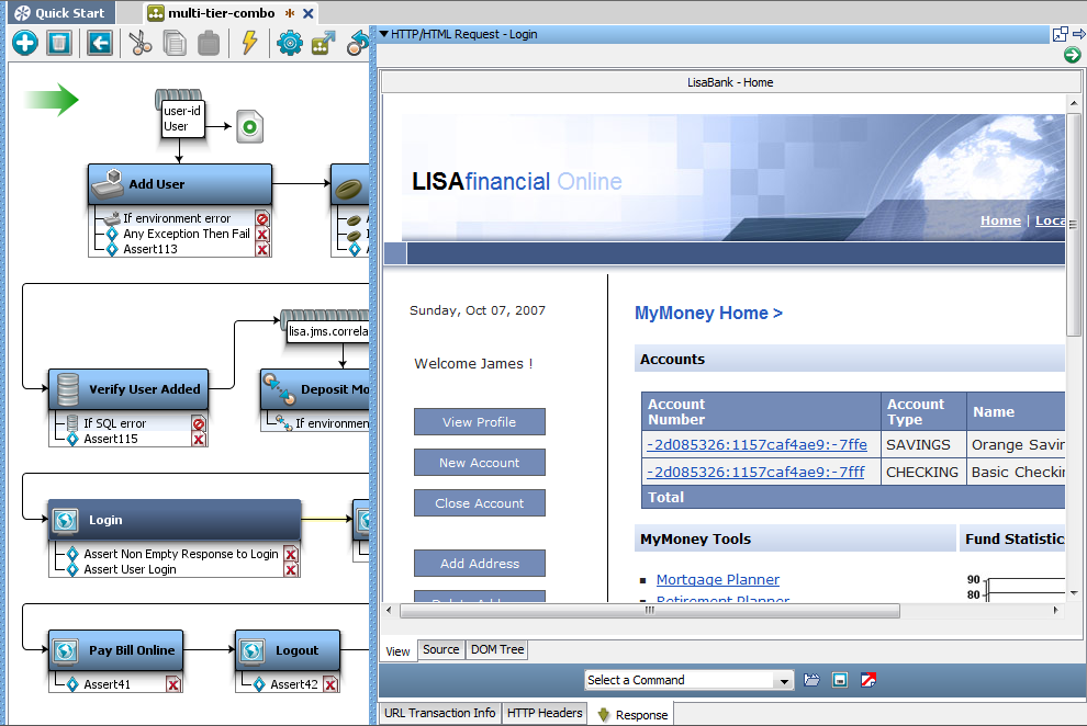 LISA Bank ログイン ステップが開かれた multi-tier-combo のスクリーンショット