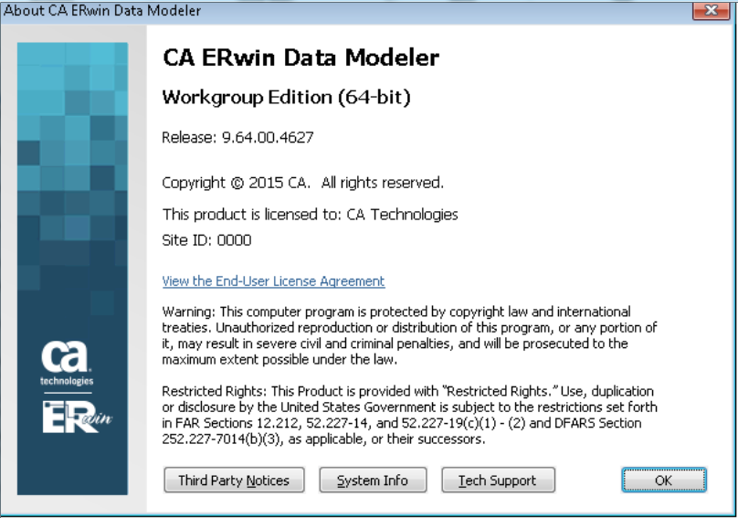 Release Numbering Schema in CA ERwin Data Modeler
