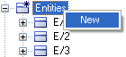 Model Explorer Shortcut Menu--New Object Selection
