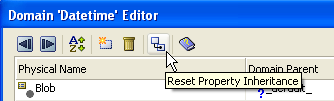Domain Editor Reset Properties Toolbar Button