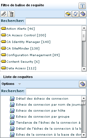 Vérifiez la liste des requêtes marquées en tant qu'alertes d'action.