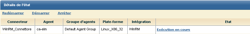 WinRM_Connector shows status Running.