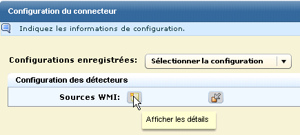 Cliquez sur Afficher les détails pour les sources WMI.