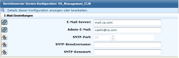 Bei geografisch getrennten Verwaltungsservern müssen die lokalen Mailservereinstellungen außer Kraft gesetzt werden.