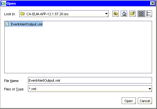 Open EventAlertOutput.xml