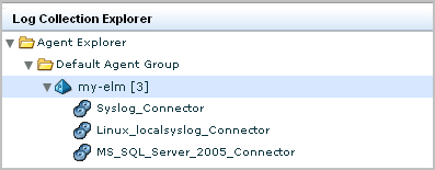 Notice the MS_SQL_Server_2005_Connector is displayed under the agent name.