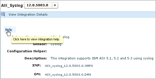 Select the Help lilnk above the integratino name to open the connector guide for the selected integration.