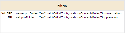 Filtre de la stratégie Afficher-Modifier-Règles-SUP-SUM