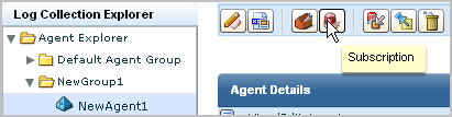 You can configure subscription for one agent at a time by selecting that agent name.