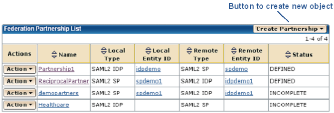 Create New Object Sample Button