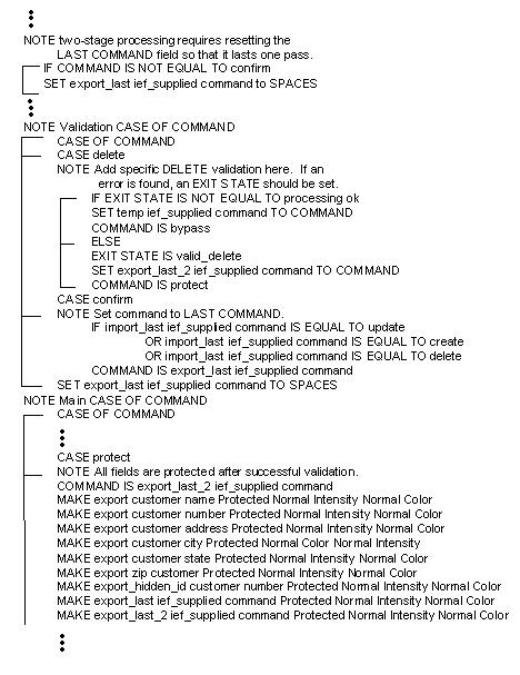 Execute Entity Actions in One or Two Stages