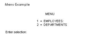 Synthesize Menu Flows