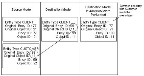Adoption performed on client
