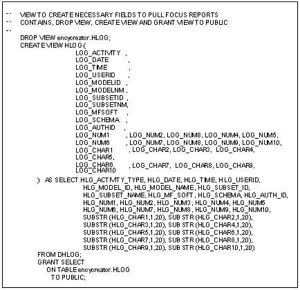 Focus master file description