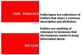 Entity Types and Entities