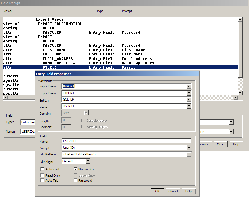 Gen--Lay Out the Data Control Objects