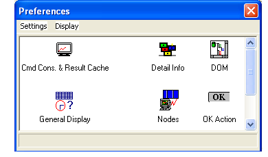 Preferences dialog