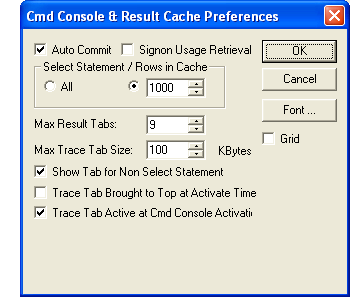 Cmd Console Preferences